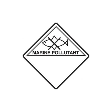 Accuform TDG PLACARD MARINE POLLUTANT 273MM x TCP975RM1 TCP975RM1